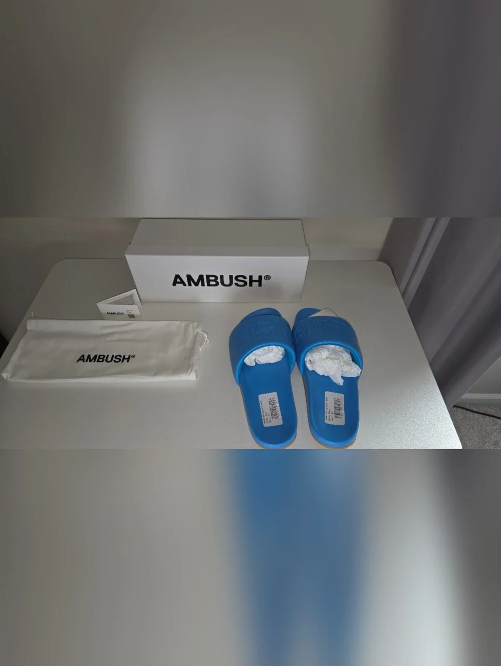 AMBUSH® Men's Blue Slide Sandals